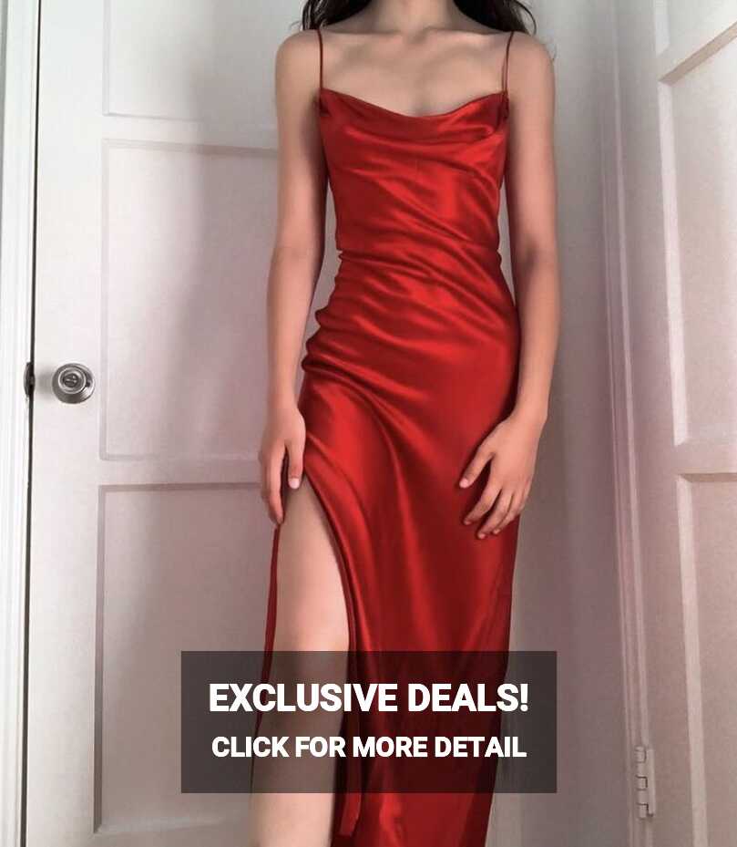 Red Silk Dress