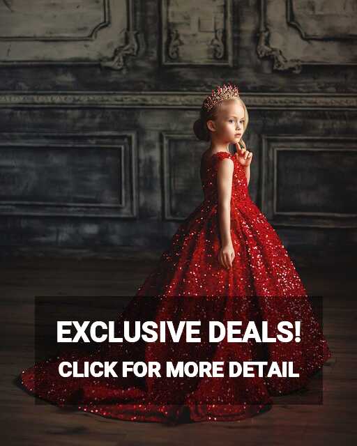 Red Velvet Dress, Sequin Red Dress, Princess Dress, Birthday Dress ...