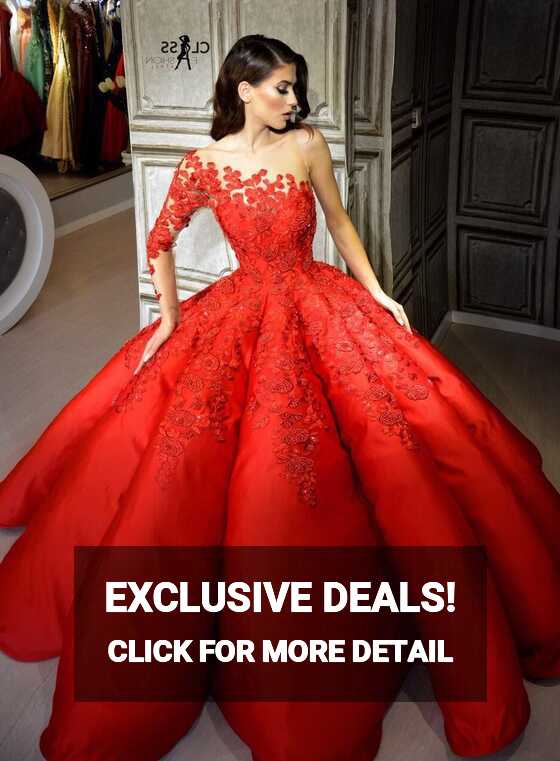 Red lace Cinderella gown | Red ball gowns, Ball dresses, Gowns