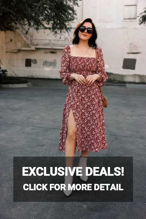 Reformation Cello Long Sleeve Midi Dress | kendi everyday