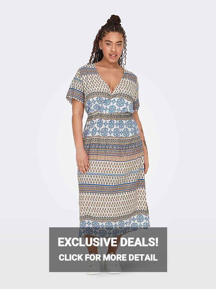 Regular Fit V-Neck Midi dress with 20 discount! | ONLY®