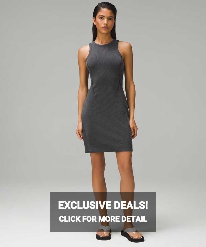 Ribbed Softstreme Slim-Fit Tank Dress | Dresses | Lululemon FR