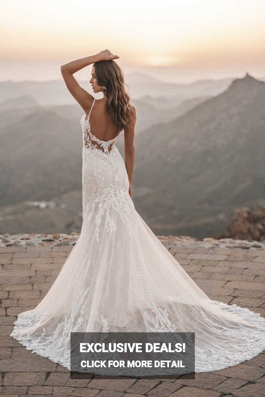 Romantic Fit-and-Flare Gown With Low Back | Kleinfeld Bridal