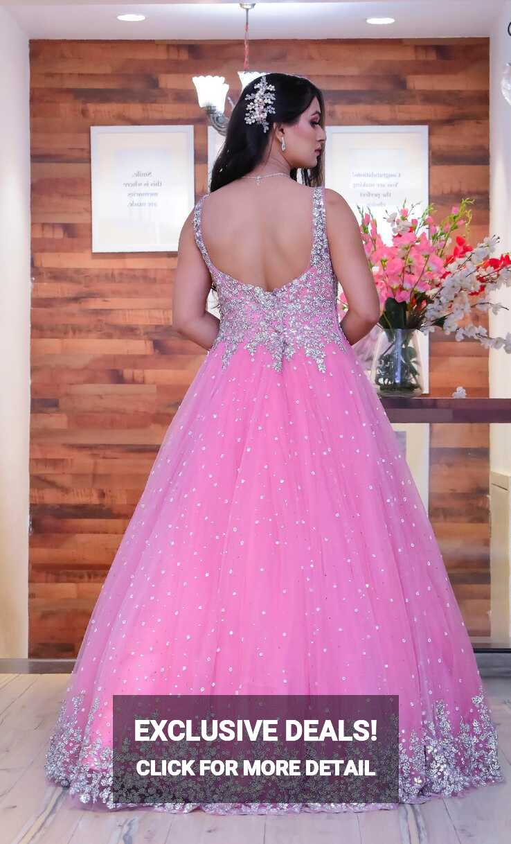 Rose Pink Rose Pink Ball Gown by HER CLOSET for rent online | FLYROBE