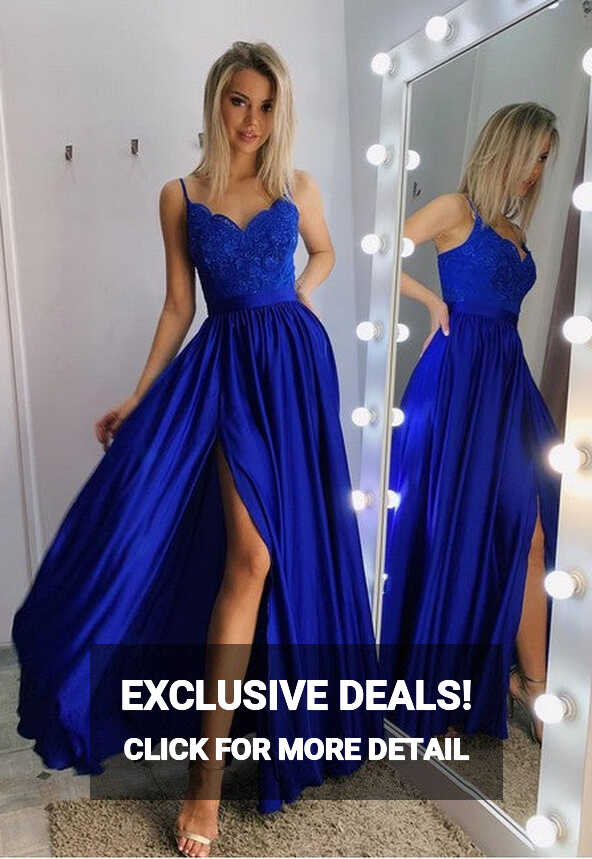 Royal Blue Prom Dress 2023, Pageant Dress, Evening Dress, Dance ...