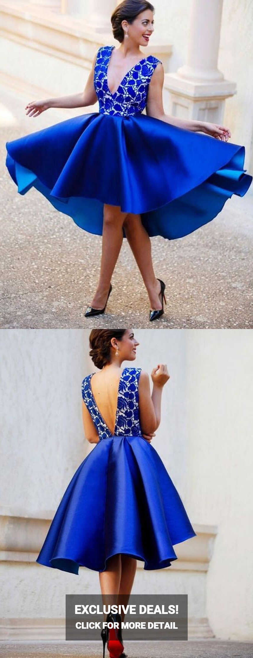 Royal Blue Short Prom Dress Blue Homecoming Dress Short Formal Dresses