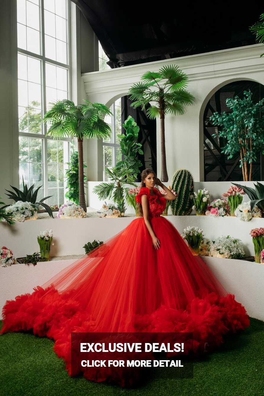 Royal Red Princess Ball Gown – Goddess Exclusive