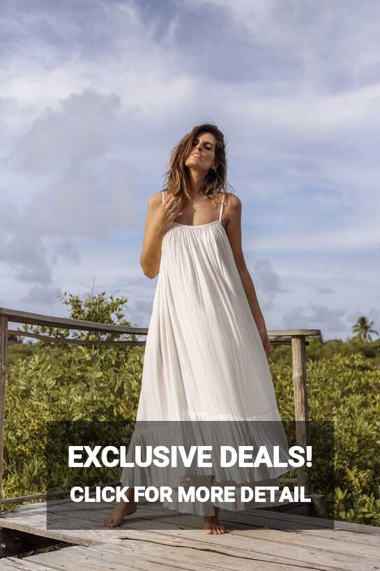 Ruffle Maxi Dress, Tulum Beach Dress, Long Dresses | - Wanderlustulum