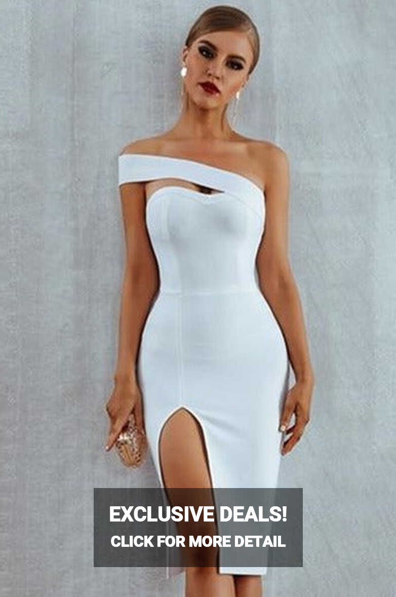 SARAH Bodycon White Dress – Veloristore