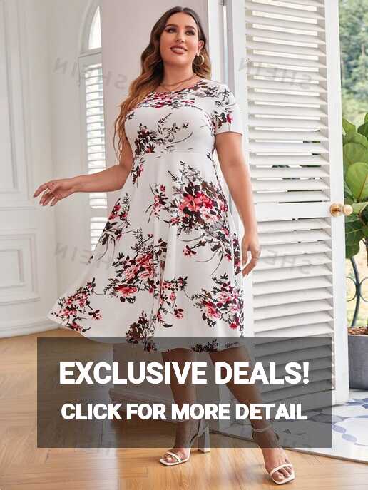 SHEIN Clasi Plus Floral Print Dress for Sale Australia| New ...