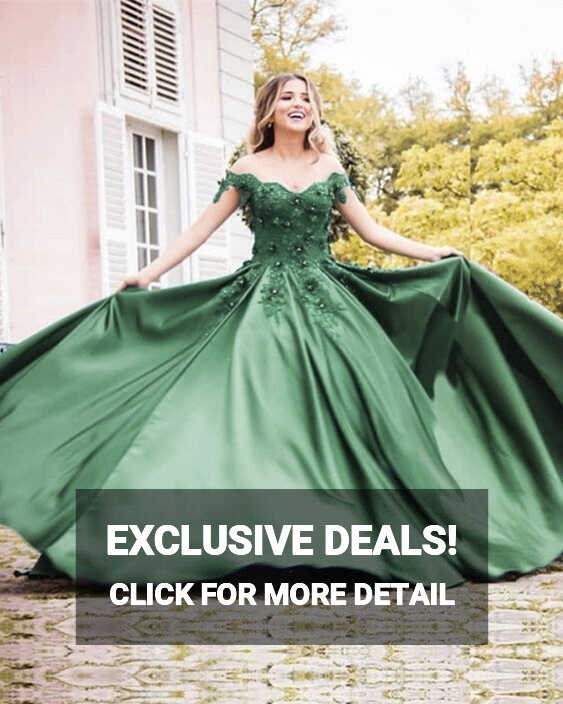 Sage Green Prom Dresses Princess Off Shoulder – Lisposa