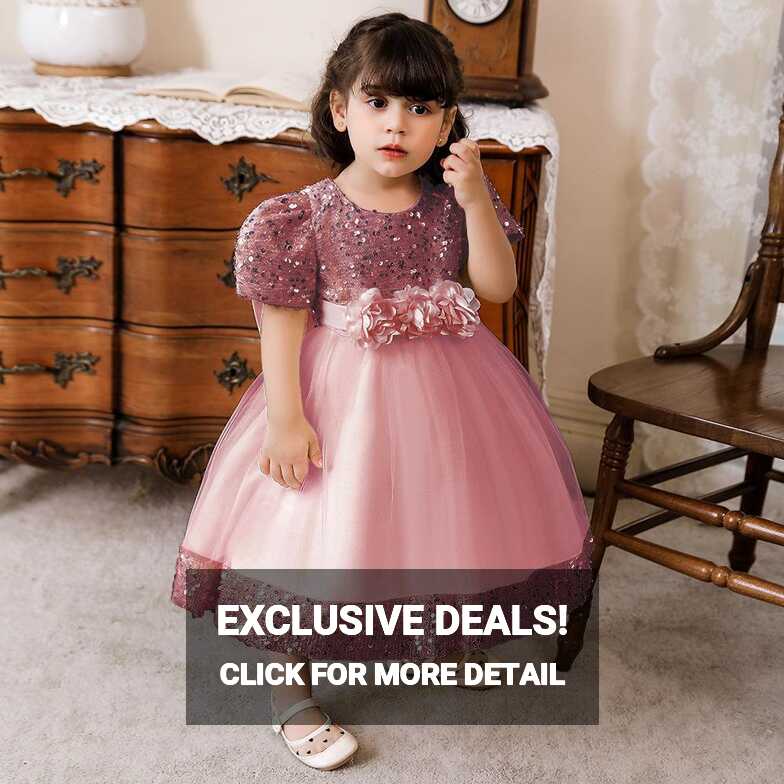 Satın alın Newborn Baby Girl Dress Party Dresses for Girls 1st ...