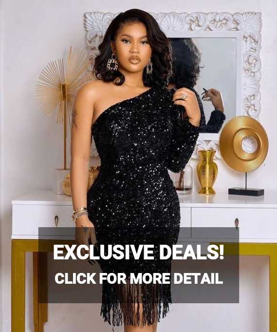 Sexy Sequence Dress ,black Women Prom Dress, Sequence Party ...