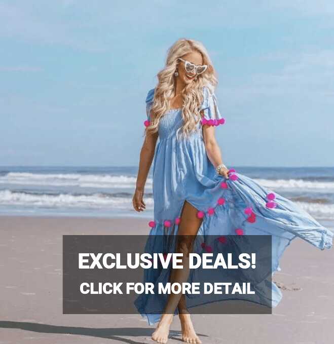 Shake Your Pom Pom Beach Dress - Xoxo Miss Glam