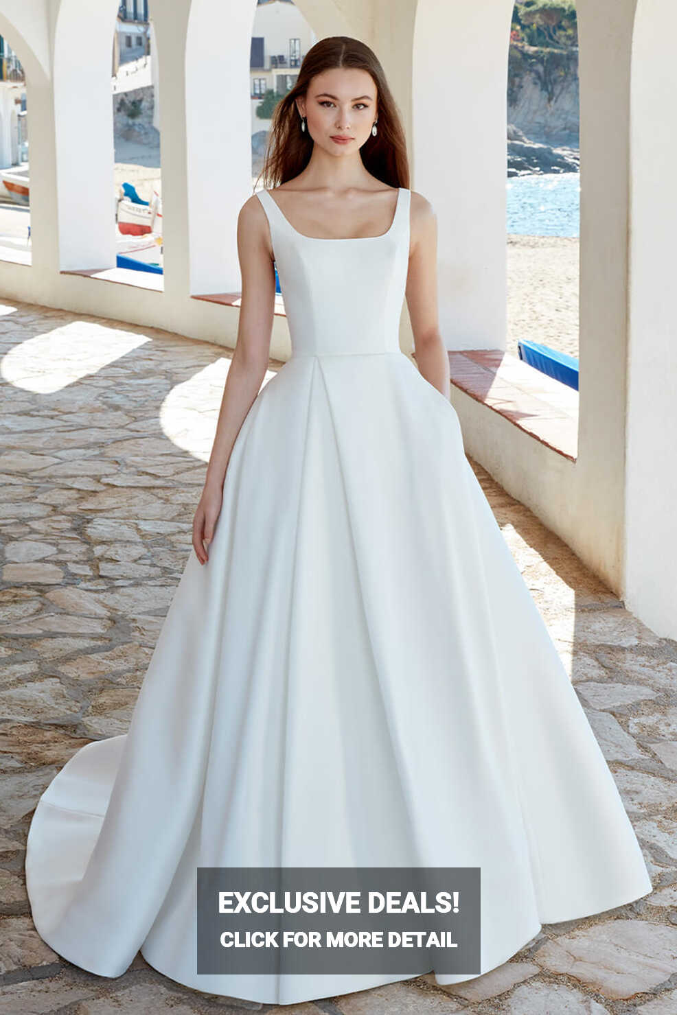 Shop Arlette | Plain White Gown by Enzoani | Esposa