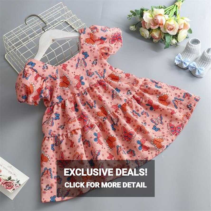 Shop Generic Summer Toddler Dresses Baby Girl Clothes Cute Flowers ...