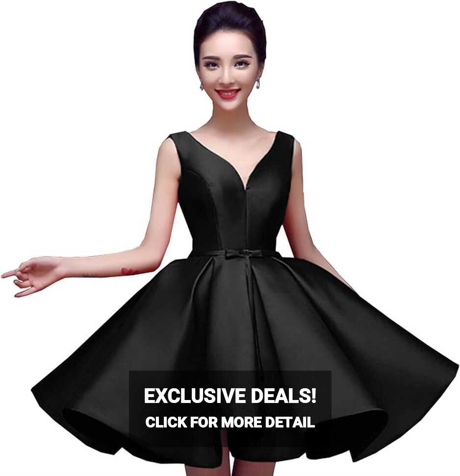 Short Cocktail Dresses Bridal Banquet Backless Party Formal Dress ...