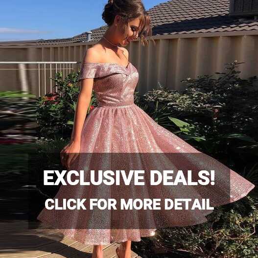 Short Homecoming Dresses for Teens Sparkly Cocktail Dress Off ...