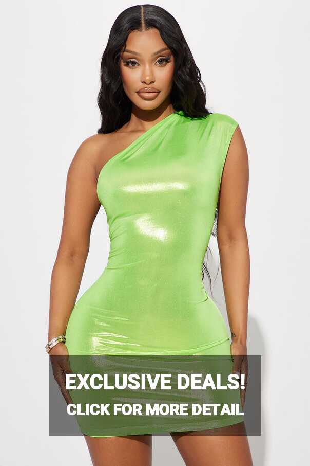 Short Temper Mini Dress - Neon Green | Fashion Nova, Dresses ...