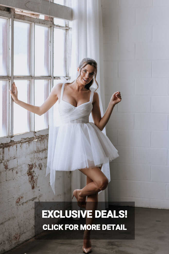 Short White Bridal Dresses | Little White Dress | Emily May