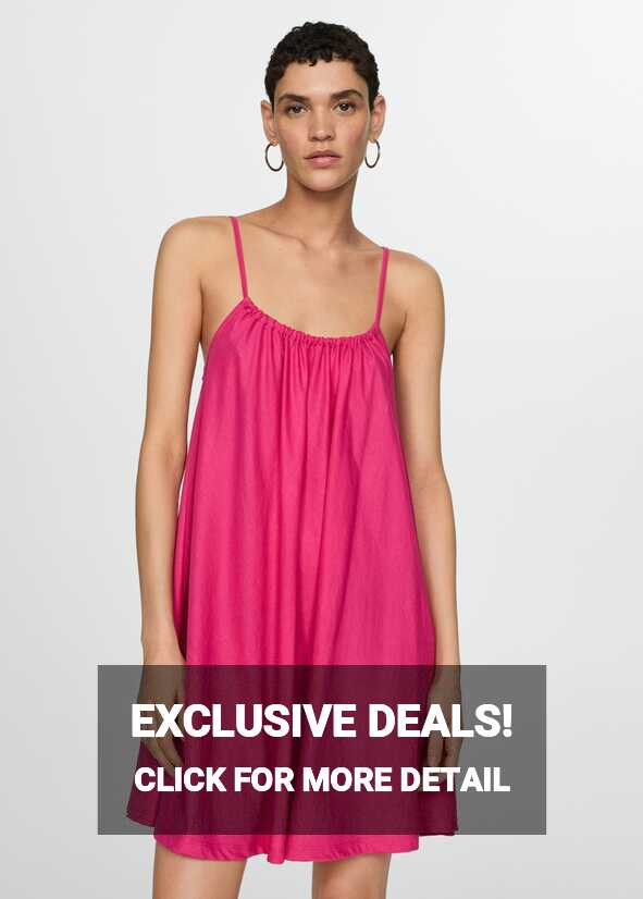 Short flowy dress - Woman | MANGO USA