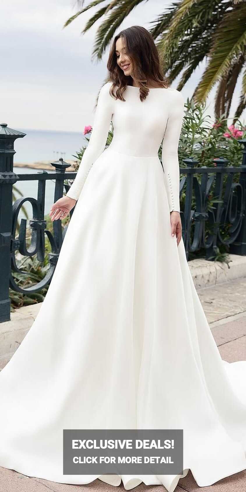 Simple Wedding Dresses With Sleeves | Wedding Dresses Guide