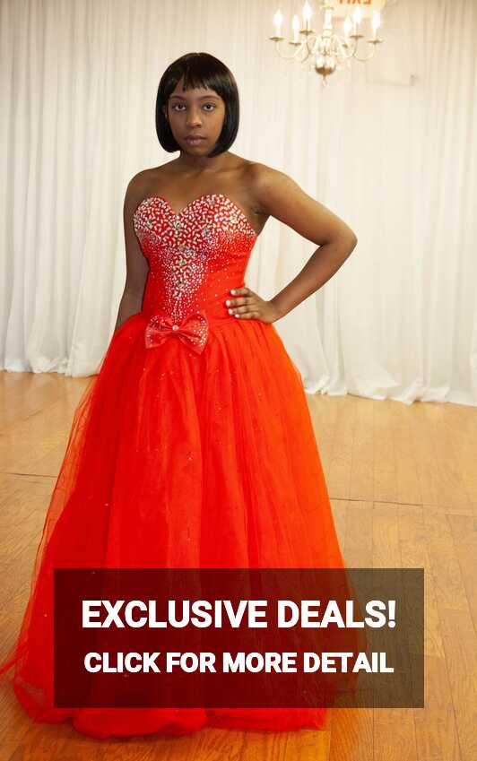 Size 4-6 Red Quinceanera Ball Gown – BELLE THINGS