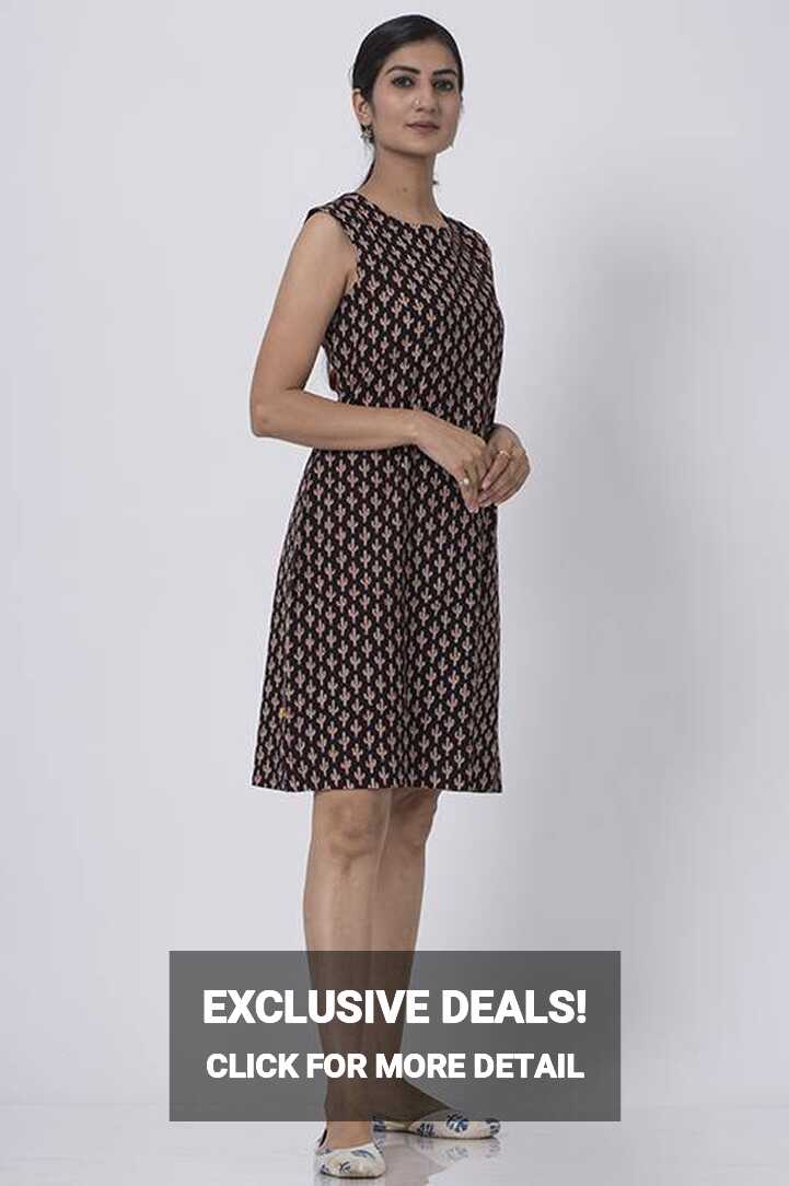 Sleeveless Short Dress – Indirookh