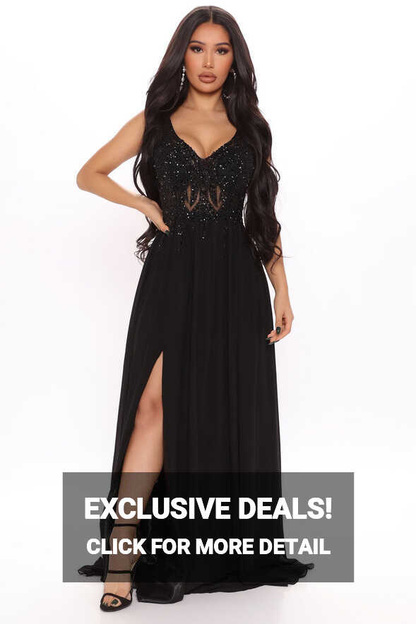 Special Occasions Maxi Gown - Black | Fashion Nova, Dresses ...