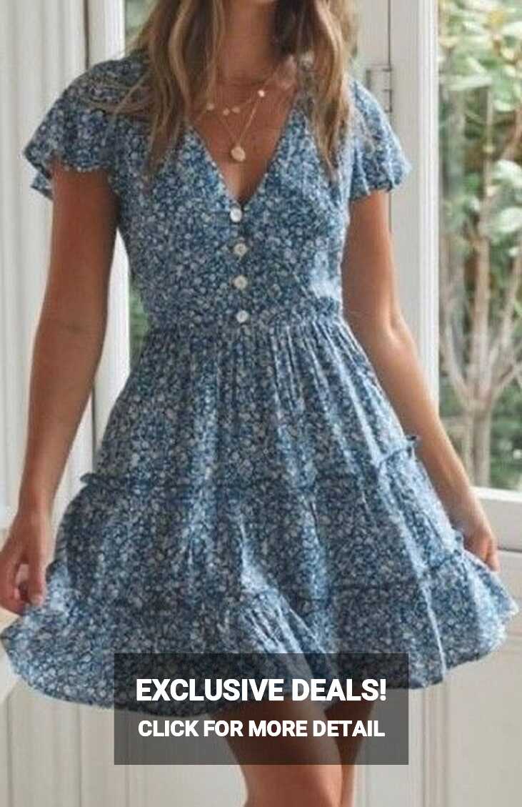 Spring Dress | Casual dresses for women, Cute casual dresses ...