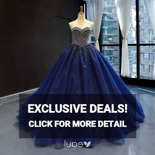 Starry Sky Royal Blue Prom Dresses 2023 Ball Gown Sweetheart ...