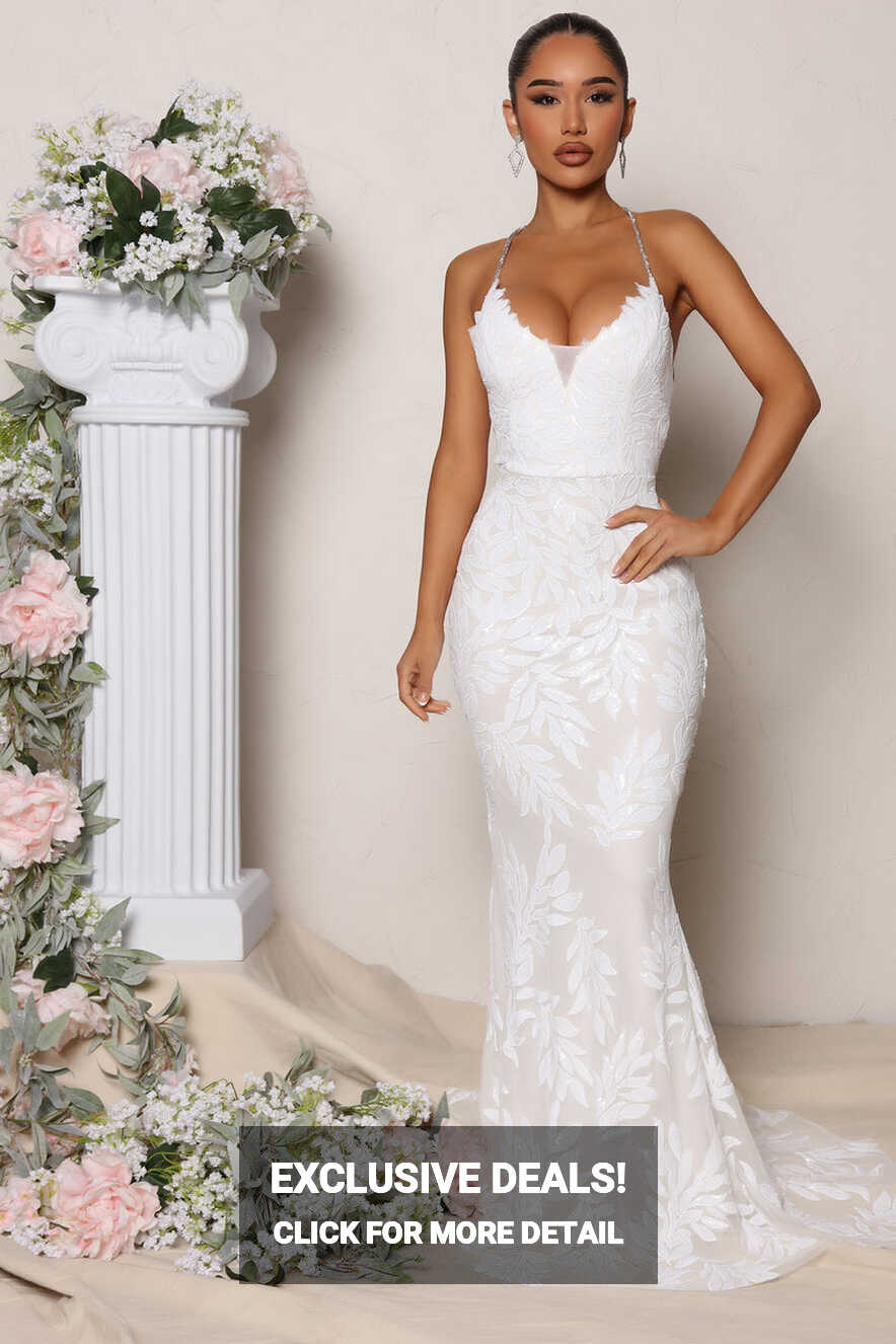 Steadfast Love Sequin Gown - White | Fashion Nova, Dresses ...