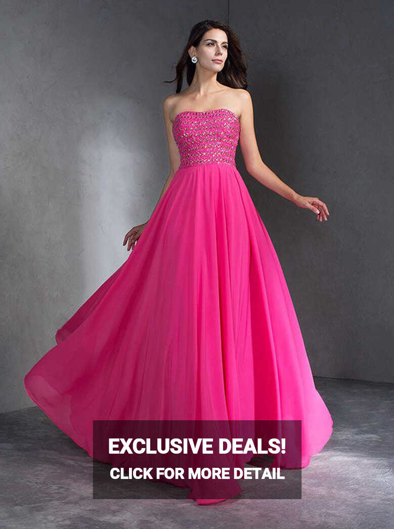 Strapless Prom Dress for Teens,Girls Graduation Dresses,Long ...