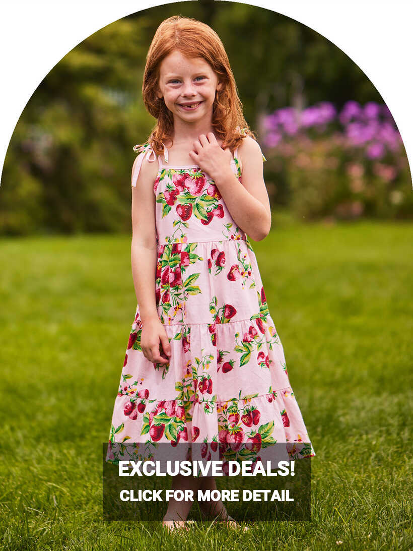 Strawberry Little Girls Dress | Baby &amp; Girls, Girls :Beautiful ...