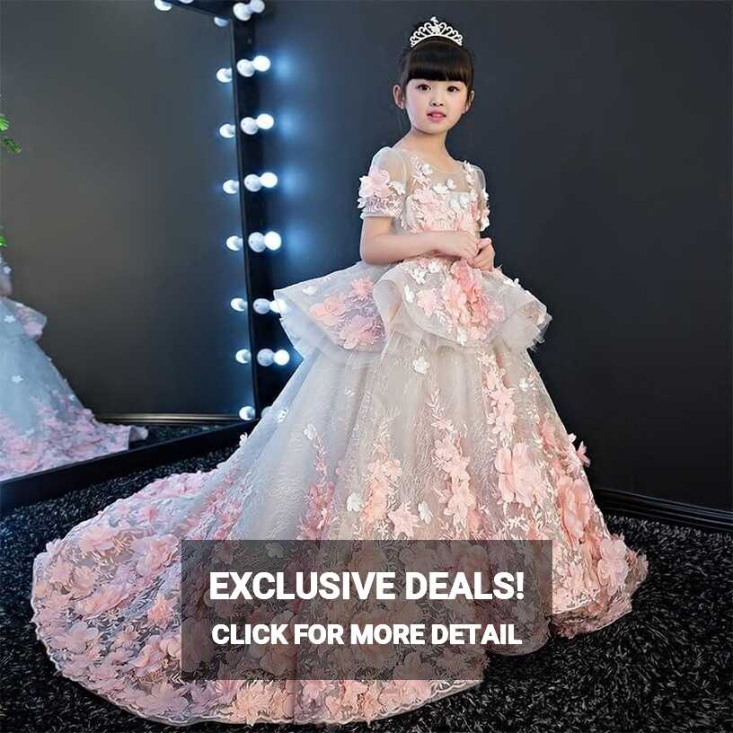 Stunning Princess Ball Gown Flower Girl Dress online india