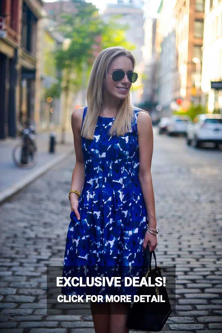 Styling a Business Casual Floral Dress - Katie&#39;s Bliss