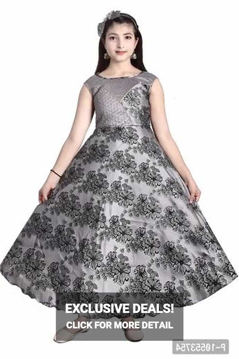 Stylish Girls Silk Blend Grown Dress - 13-14 Years at Rs 554 ...