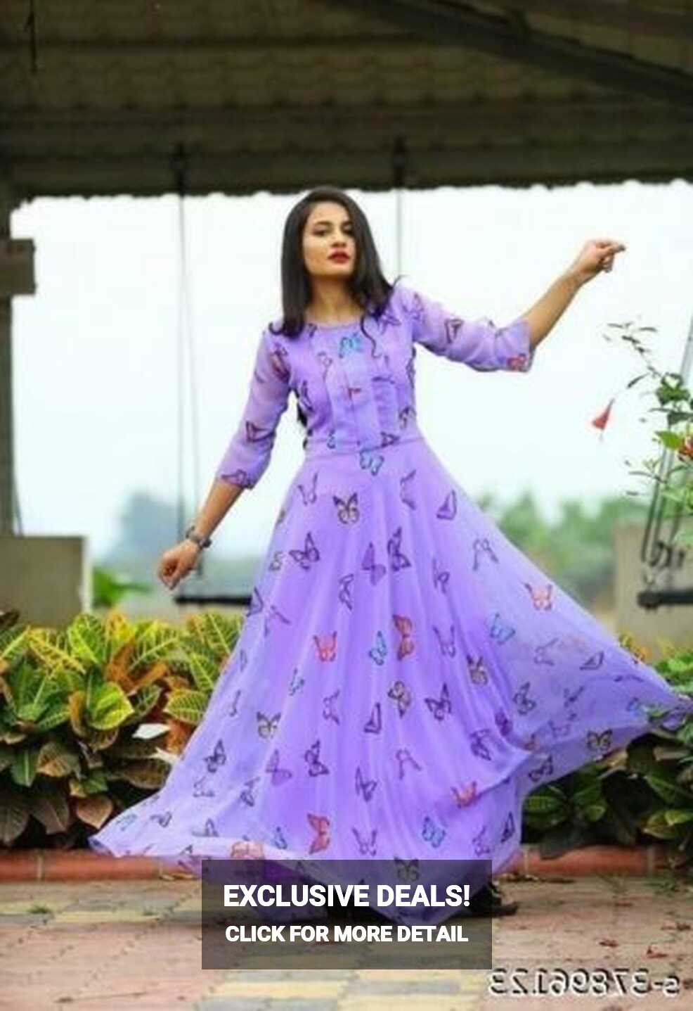 Stylish Indian Party Wear Long Gown for Women Saudi Arabia | Ubuy