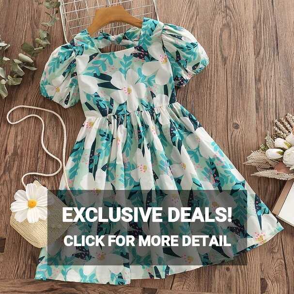 Summer Dress Shoulder Girls 10 12 Years | Summer Dresses Girls 12 ...