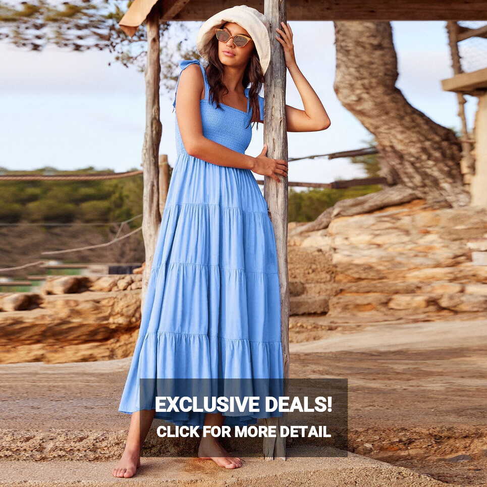 Summer Dresses For Women 2022 Women Summer Casual Midi Maxi Dress ...