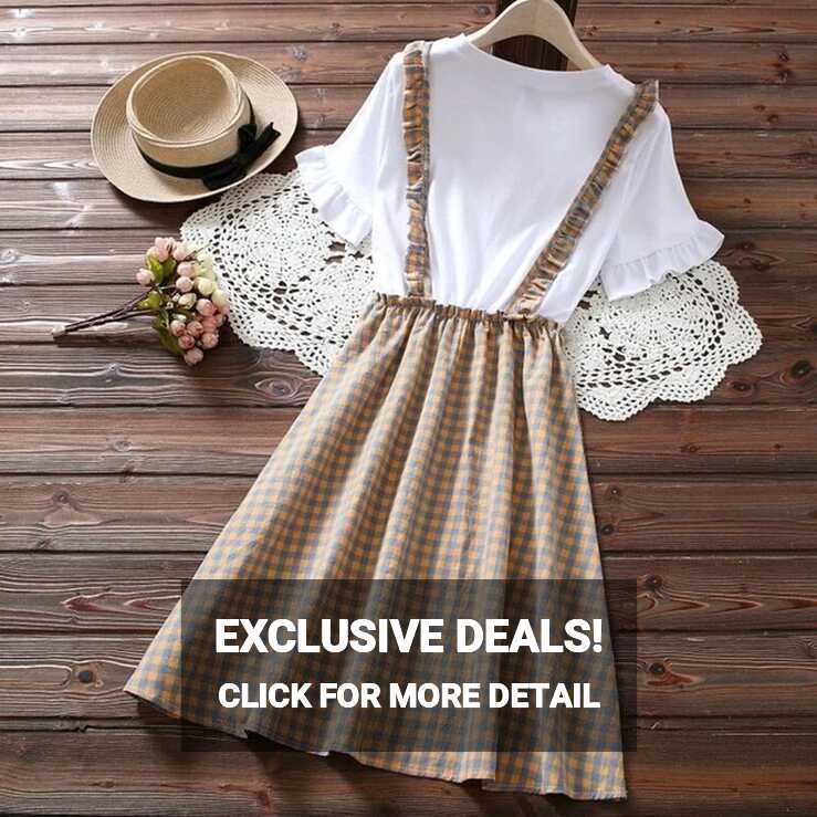 Summer Fashion White T-shirt Dresses Teens Girls Princess Dress ...