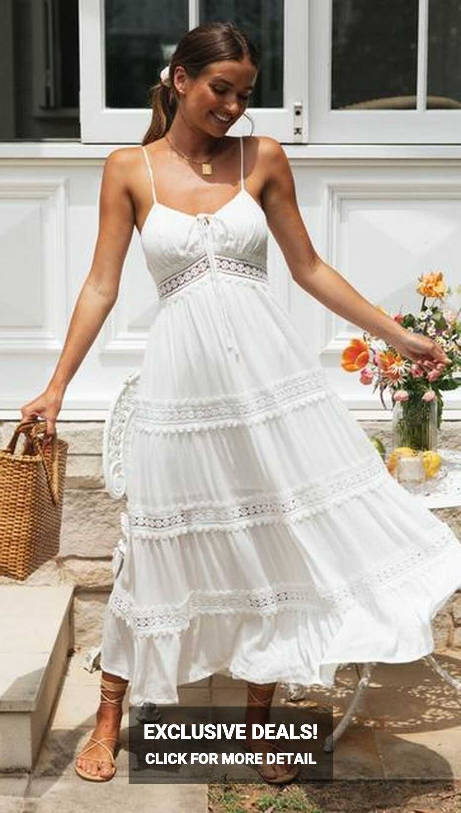 Summer White Dress For Woman 2023 Trendy Casual Beachwear Cover ...