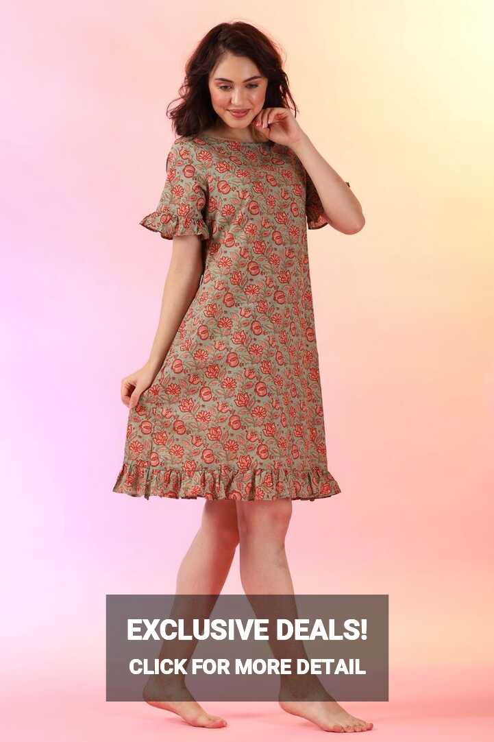 Summer dress in lightweight cotton