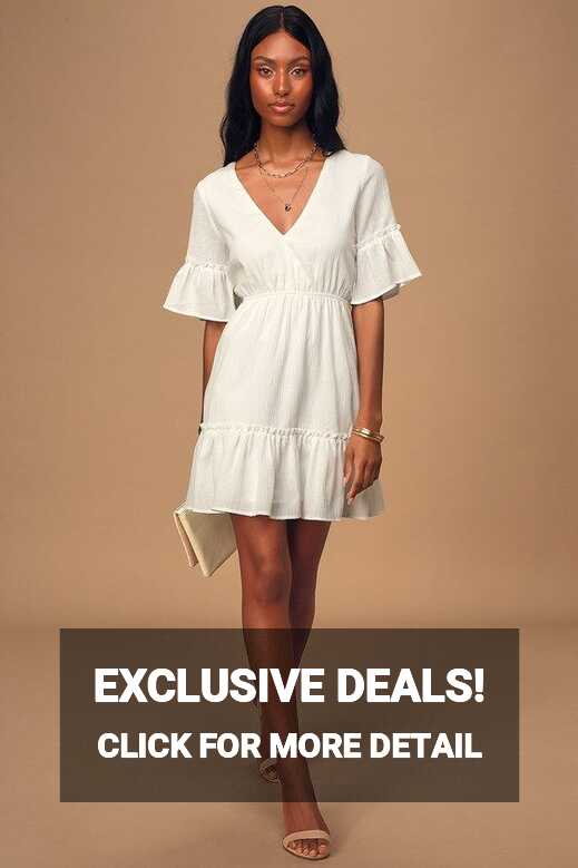 Sunshine Daydream White Short Sleeve Cutout Mini Dress | White ...