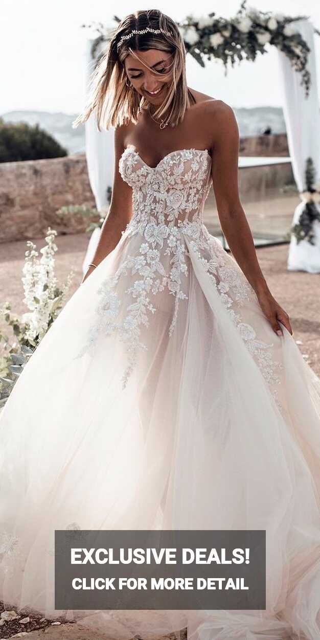 Sweetheart Neckline Wedding Dress Ideas + Faqs