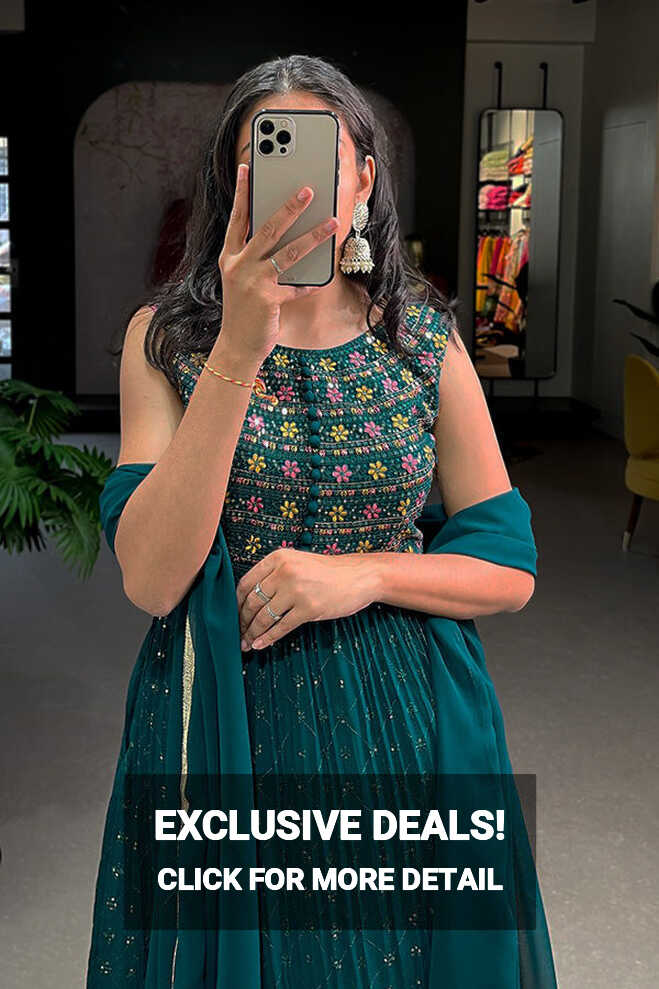 Teal Palazzo Kurti For Raksha Bandhan 2023