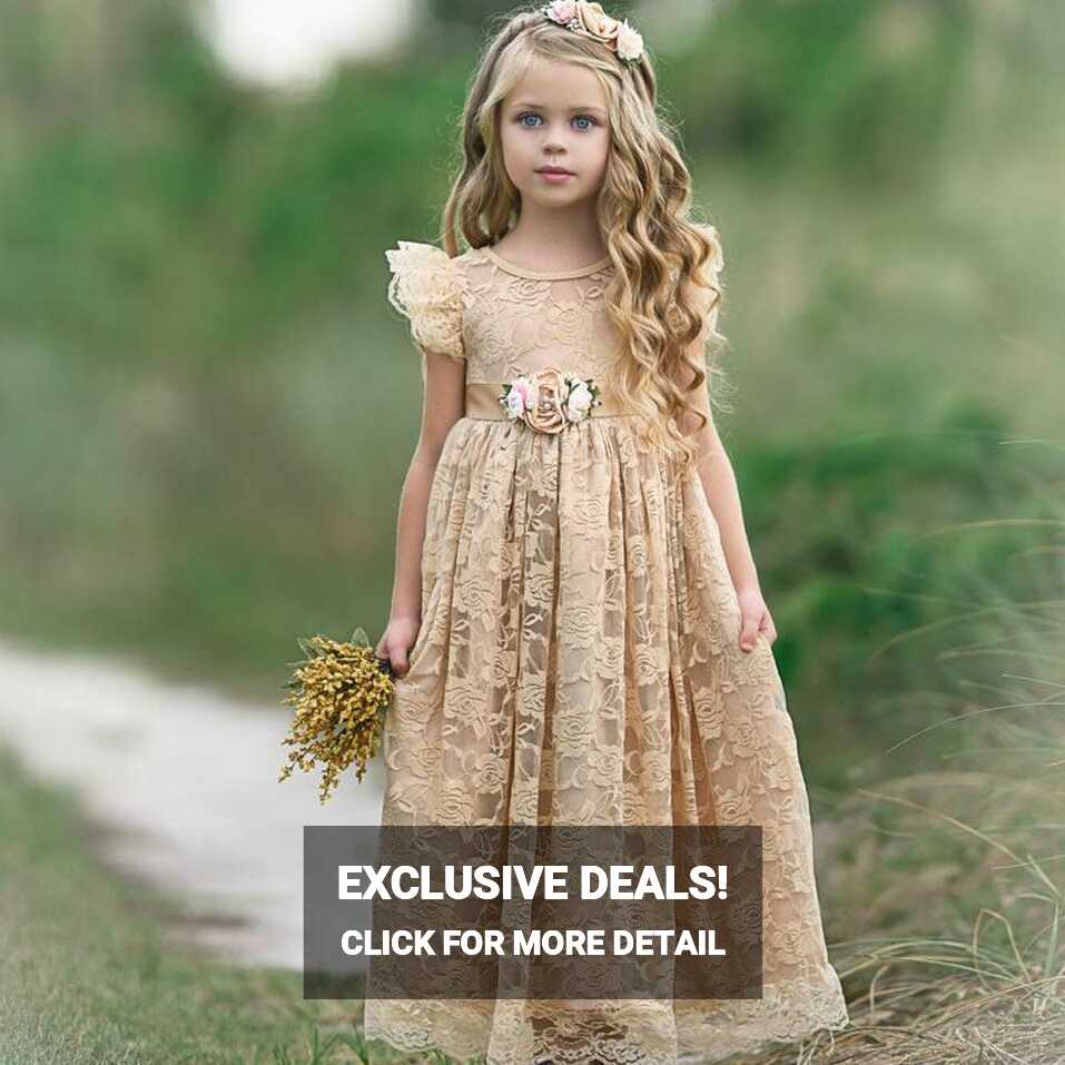 The 14 Best Gold Flower Girl Dresses