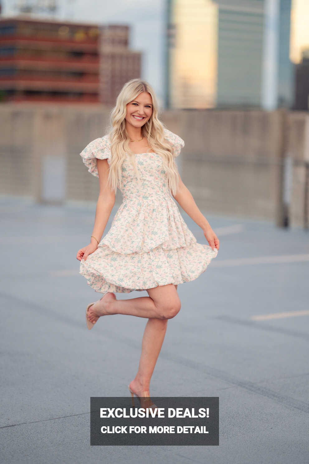 The Aria | Pink Floral Short Dress – Bates Sisters Boutique