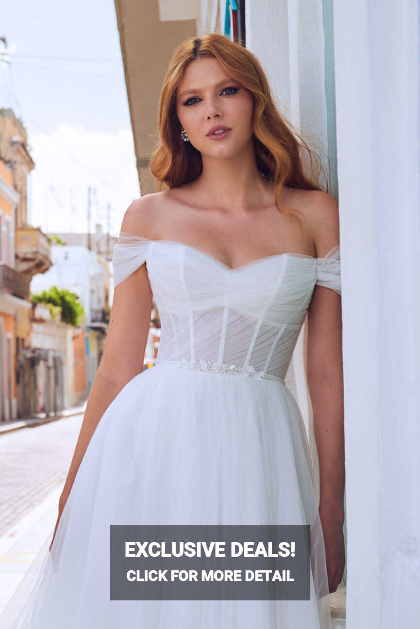 The Best A-Line Off-the-Shoulder Gown Designs in 2023