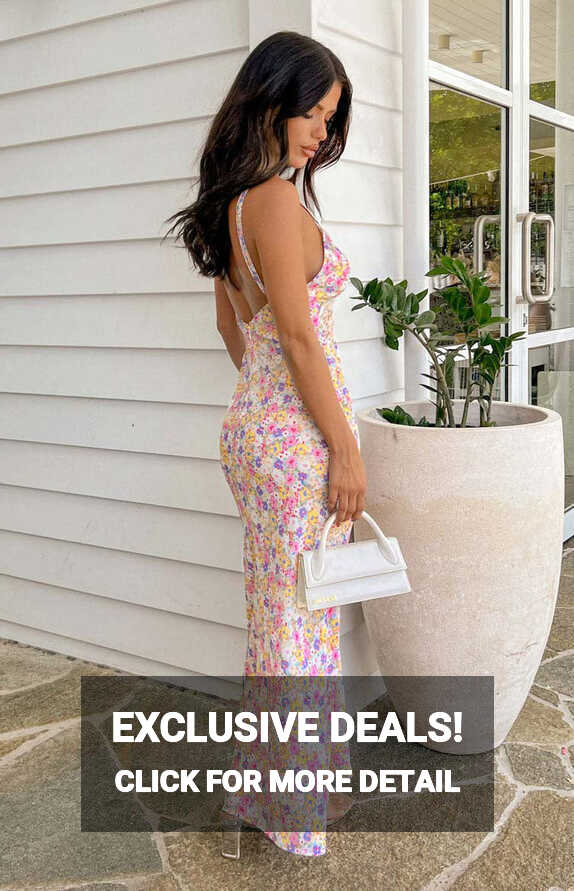 The Exclusive White Floral Lace Maxi Dress – Beginning Boutique NZ